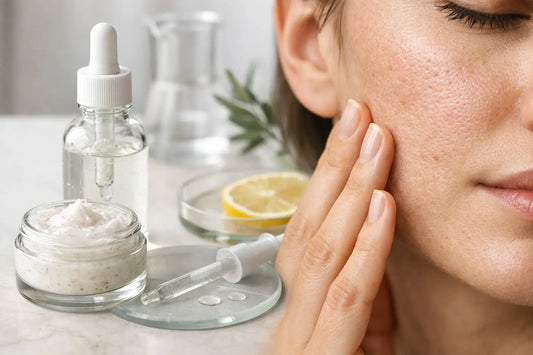 Exfoliante químico para textura irregular