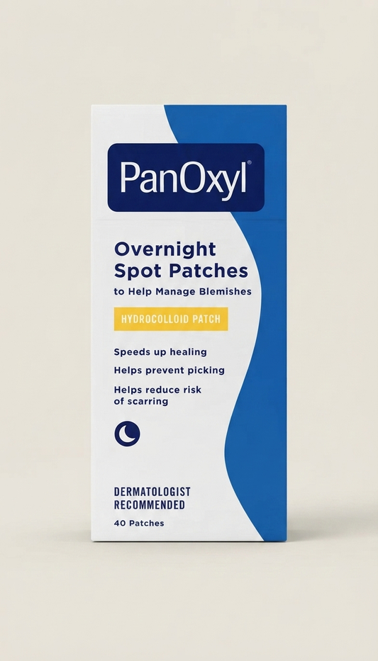 PanOxyl PM Overnight Spot Pimple Patches, parches hidrocoloides para granitos