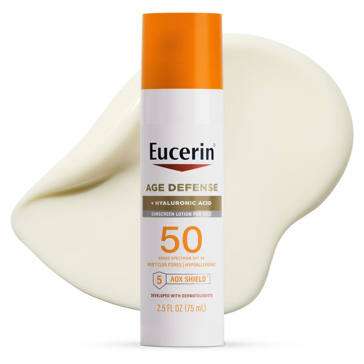 Eucerin Sun Age Defense SPF 50, protector solar facial antiedad