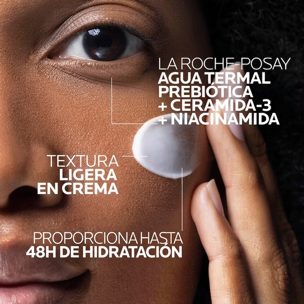 La Roche-Posay Toleriane Double Repair Face Moisturizer, hidratante facial con ceramida y niacinamida