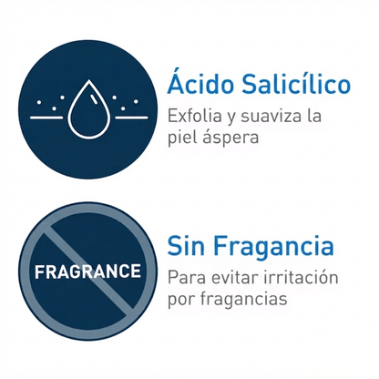 CeraVe SA Body Lotion para piel áspera y con textura, loción corporal exfoliante