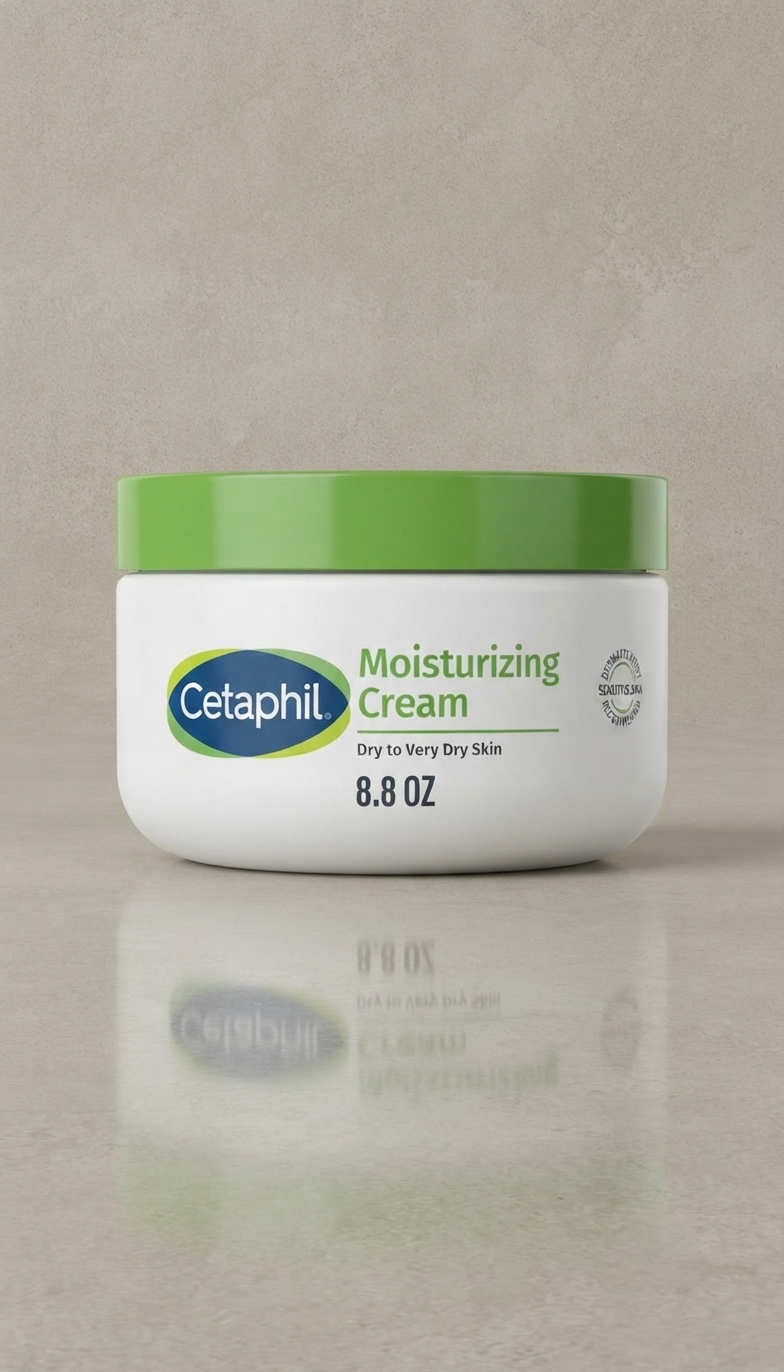 Cetaphil Moisturizing Cream para manos, rostro y cuerpo, hidratante para piel seca a muy seca