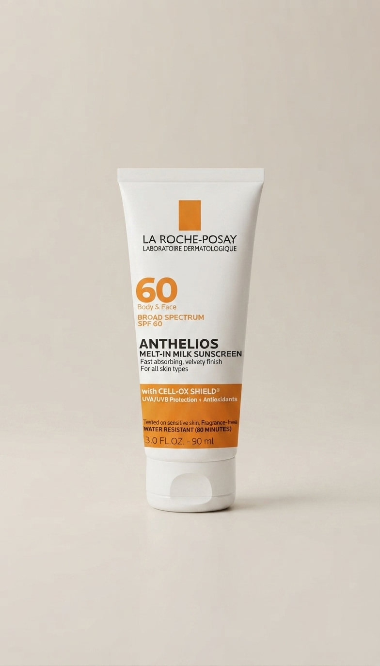 La Roche-Posay Anthelios Melt-In Milk Sunscreen SPF 60, protector solar facial y corporal