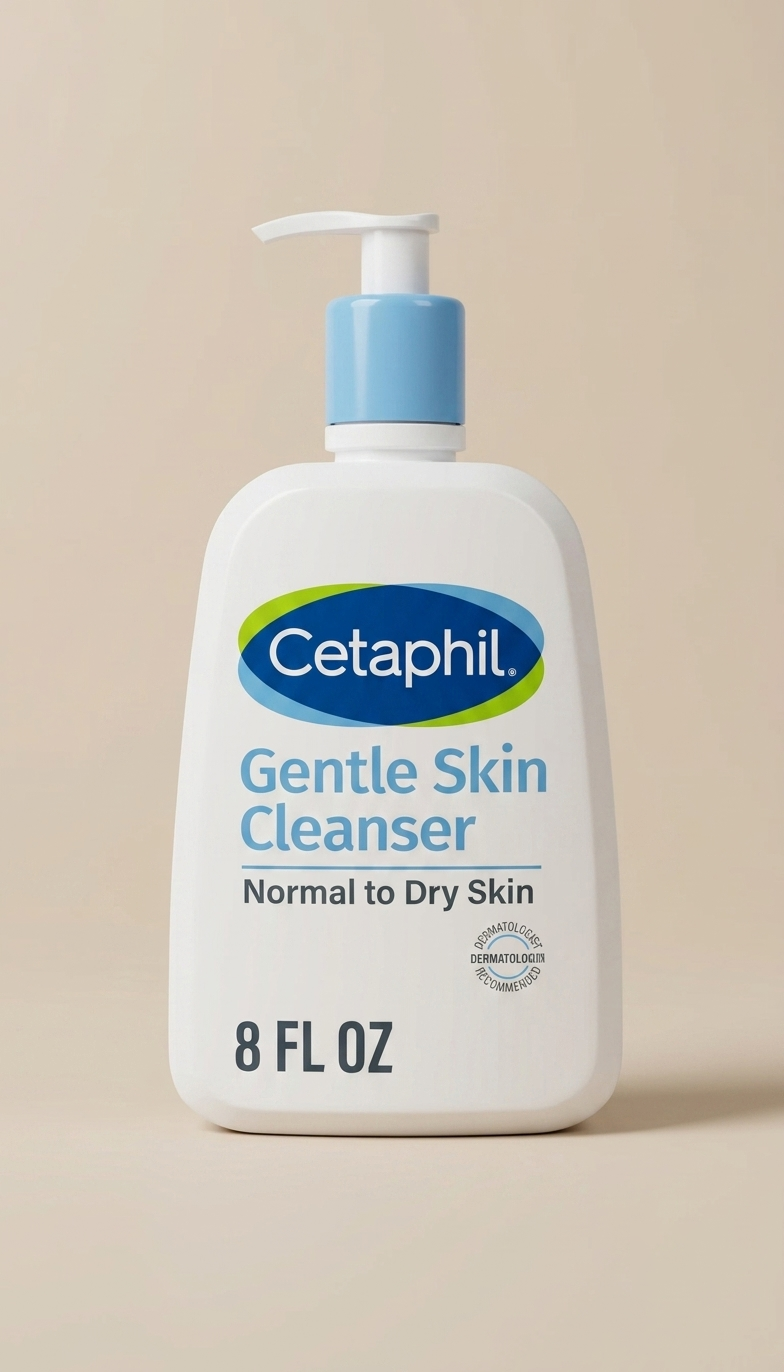 Cetaphil Gentle Skin Cleanser para piel normal a seca, limpiador facial suave
