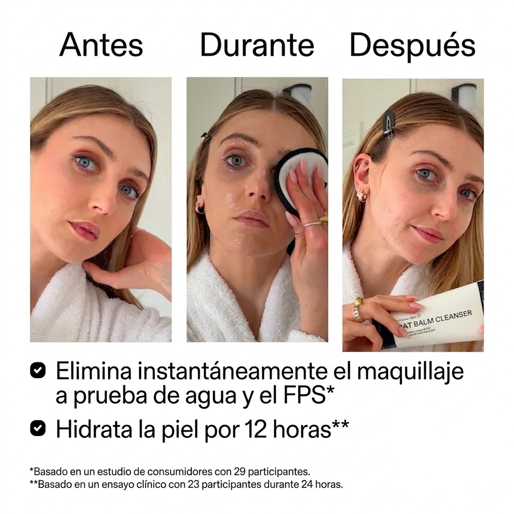 The INKEY List Oat Makeup Removing Cleansing Balm, bálsamo limpiador desmaquillante de avena