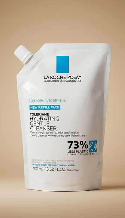 La Roche-Posay Toleriane Hydrating Gentle Facial Cleanser, limpiador facial hidratante para piel normal a seca