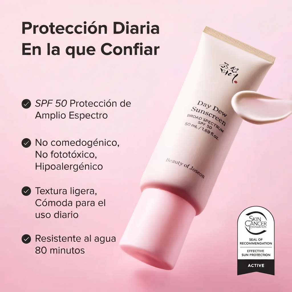 Beauty of Joseon Day Dew Sunscreen SPF 50, protector solar facial hidratante