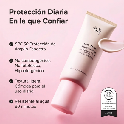 Beauty of Joseon Day Dew Sunscreen SPF 50, protector solar facial hidratante