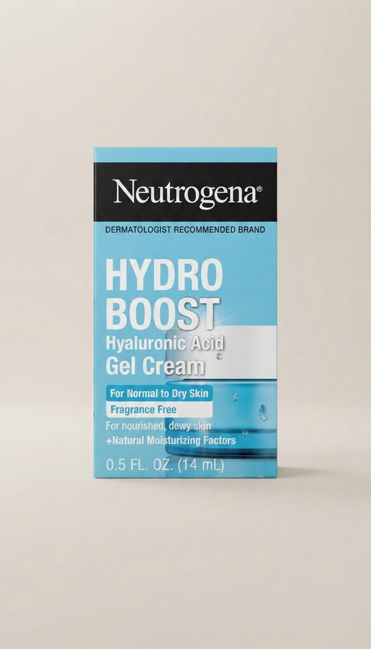 Neutrogena Hydro Boost Water Gel Cream, hidratante facial en gel con ácido hialurónico