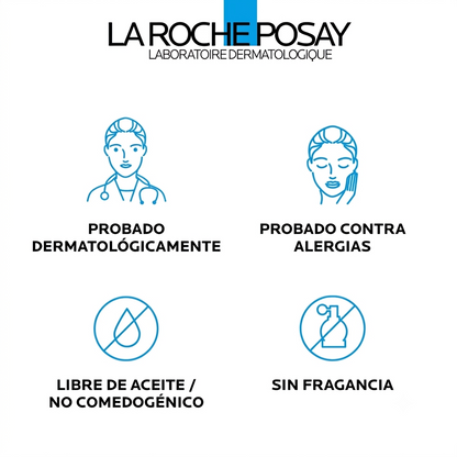 La Roche-Posay Effaclar Medicated Gel Cleanser con ácido salicílico al 2% para piel grasa