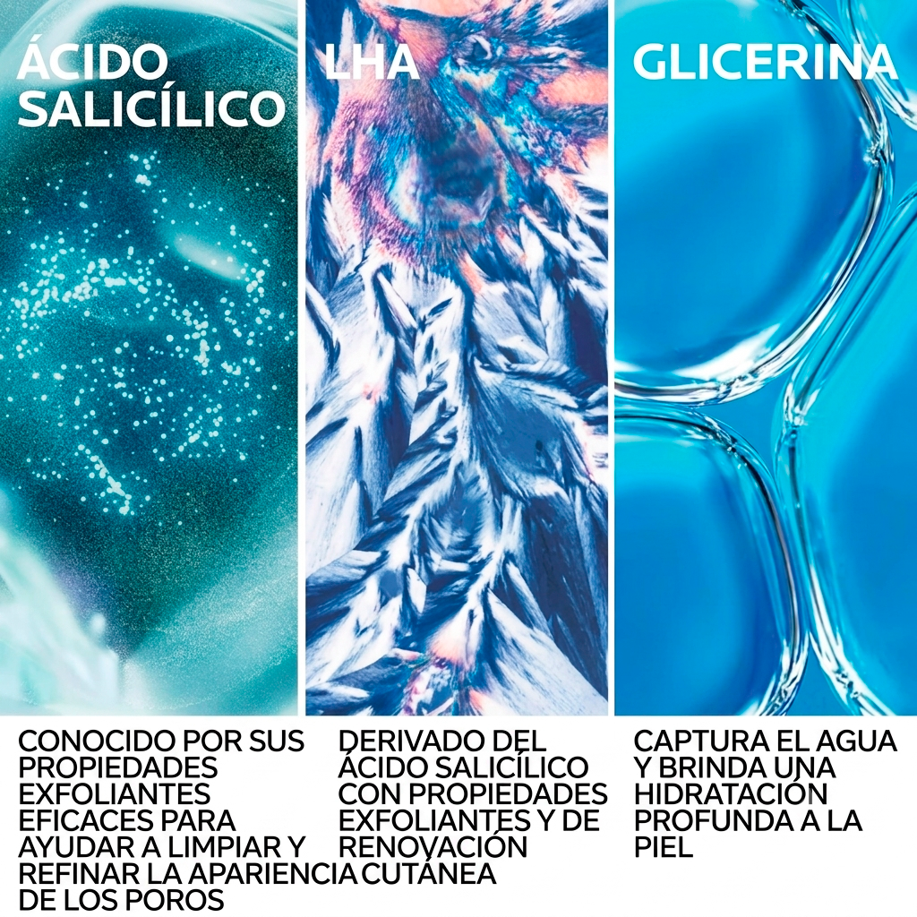 La Roche-Posay Effaclar Medicated Gel Cleanser con ácido salicílico al 2% para piel grasa