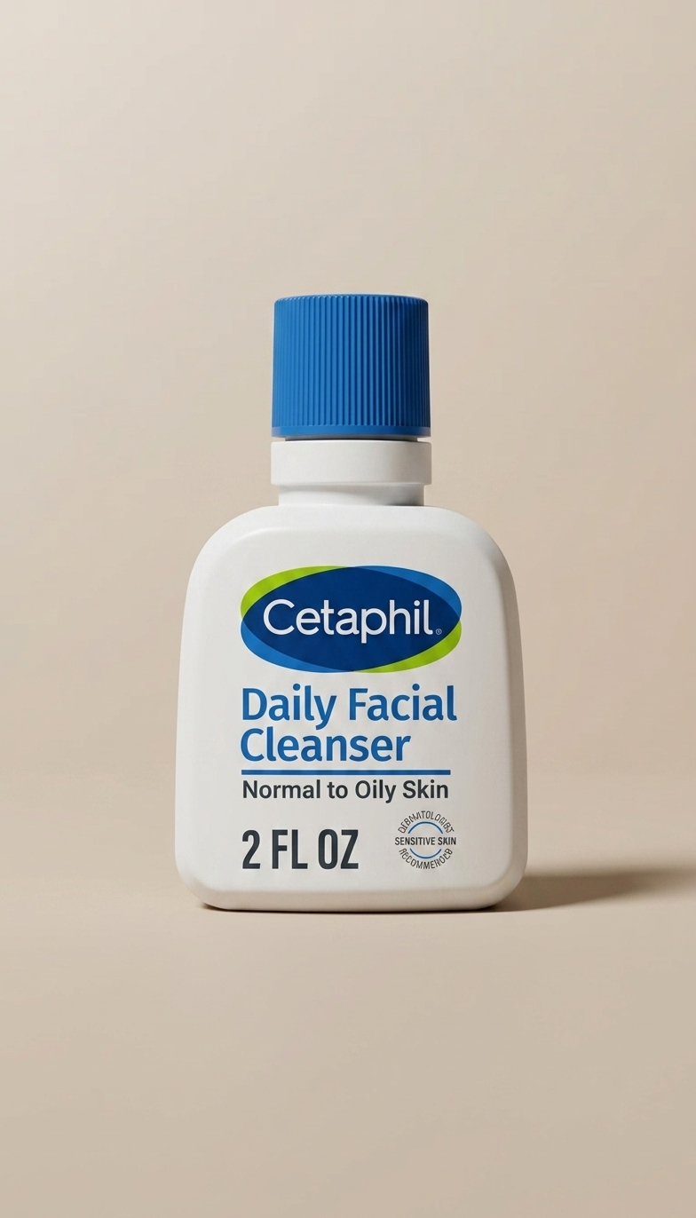 Cetaphil Daily Facial Cleanser para piel normal a grasa, limpiador facial diario