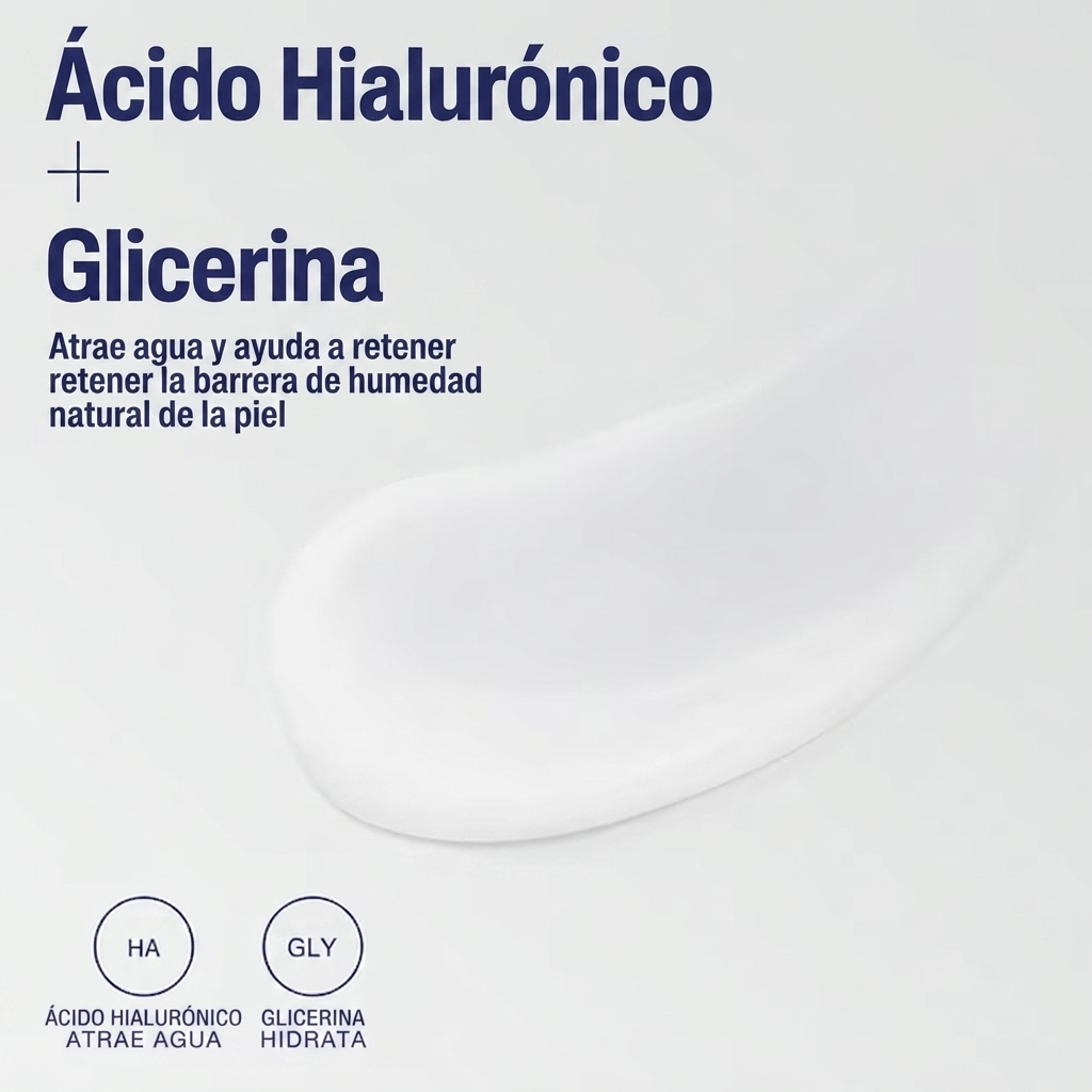 Cetaphil Daily Hydrating Lotion, hidratante facial sin aceite con ácido hialurónico