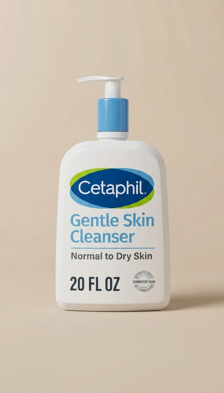 Cetaphil Gentle Skin Cleanser para piel normal a seca, limpiador facial suave
