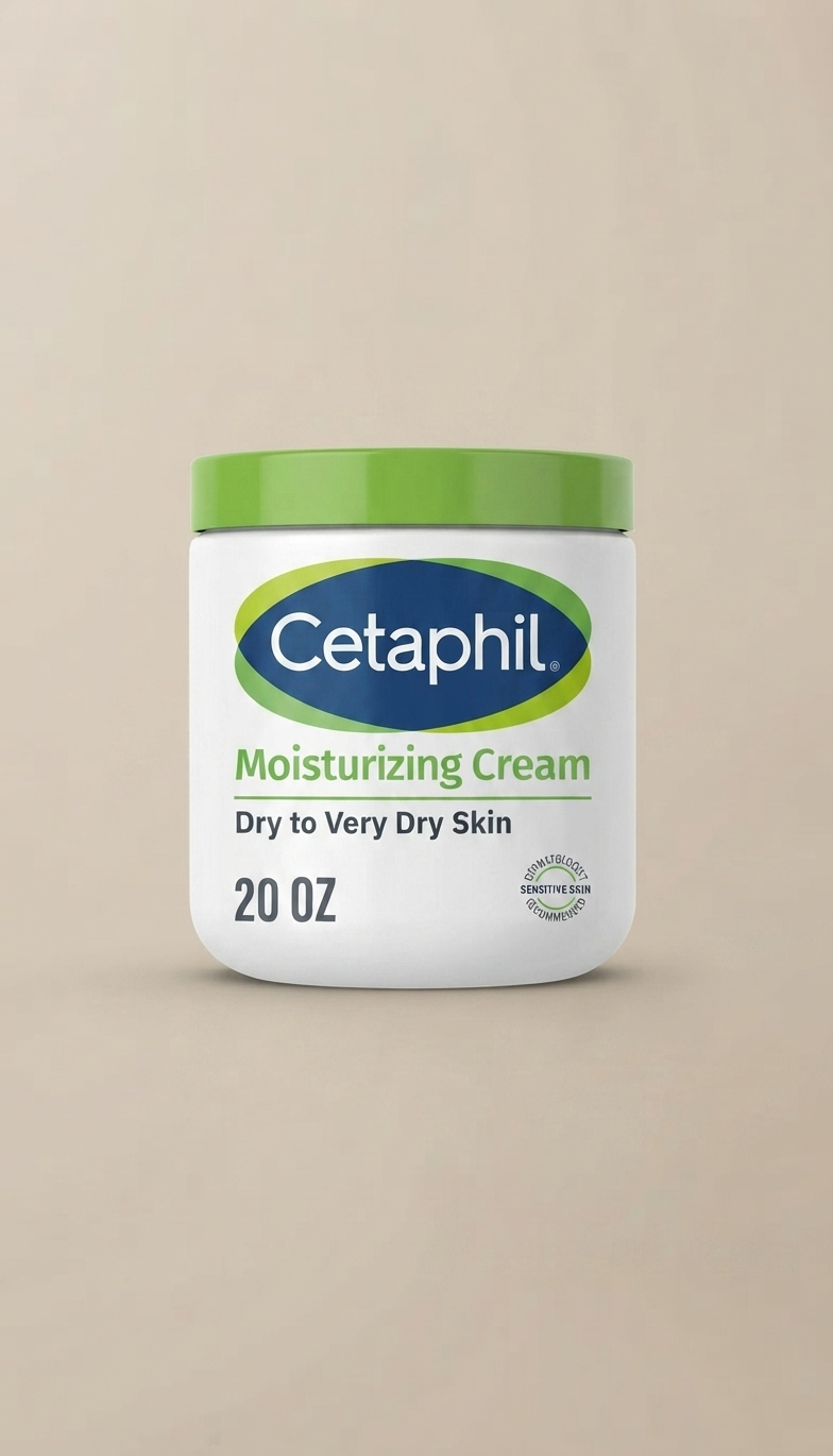 Cetaphil Moisturizing Cream para manos, rostro y cuerpo, hidratante para piel seca a muy seca