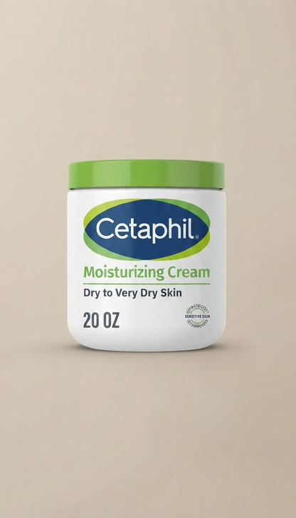 Cetaphil Moisturizing Cream para manos, rostro y cuerpo, hidratante para piel seca a muy seca