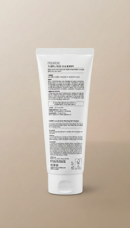 COSRX Low pH Good Morning Gel Cleanser, limpiador facial en gel de pH bajo