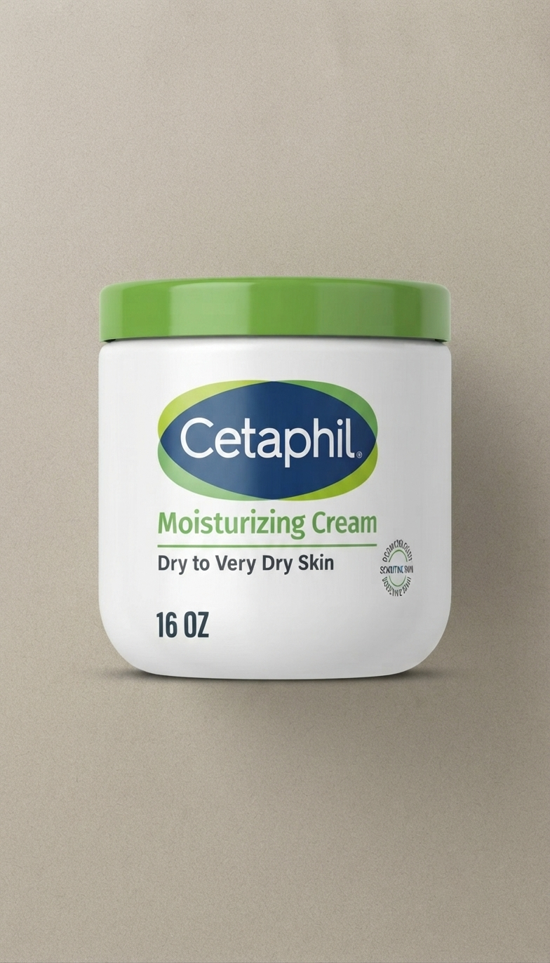 Cetaphil Moisturizing Cream para manos, rostro y cuerpo, hidratante para piel seca a muy seca