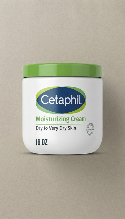 Cetaphil Moisturizing Cream para manos, rostro y cuerpo, hidratante para piel seca a muy seca