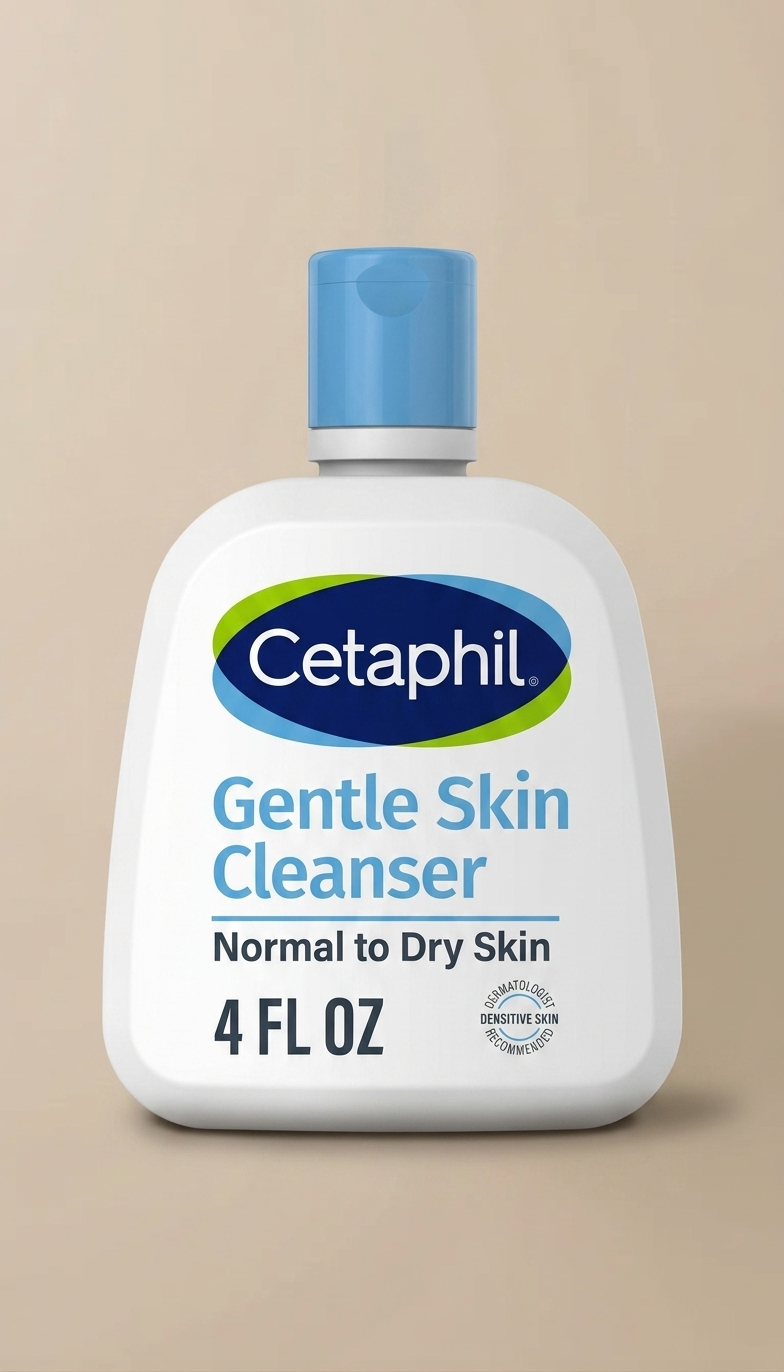 Cetaphil Gentle Skin Cleanser para piel normal a seca, limpiador facial suave