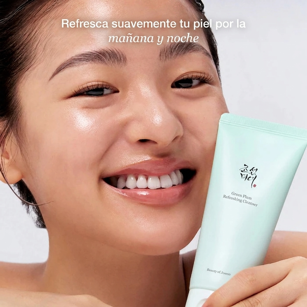 Beauty of Joseon Green Plum Refreshing Cleanser, limpiador facial suave de uso diario